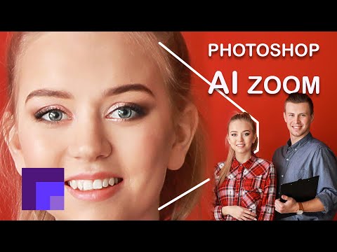 Photoshop AI Powered Super Zoom - X16 TIMES RESOLUTION using Artificial Intelligence