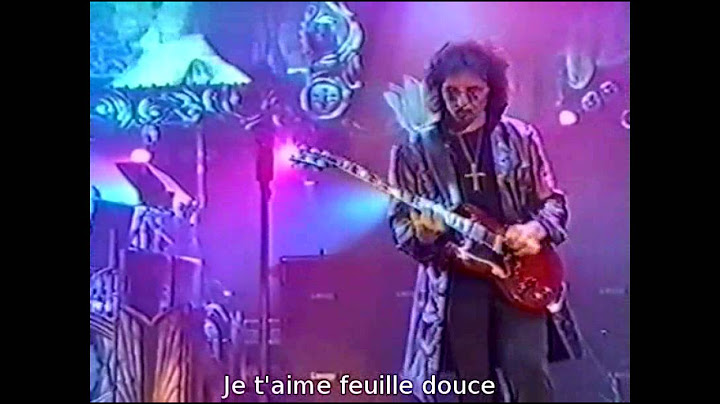 Sweet Leaf Live version - Live performance video thumbnail