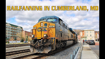 Super Short Stop in Cumberland, MD Ft. SD40-2 #2431, Q216, and I136 | 4/12/2022