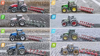Fs16 Vs Fs17 Vs Fs18 Vs Fs19 Vs Fs20 Vs Fs22 Vs Fs23 Vs Fs25 | Plowing In Winters | Timelapse 