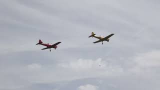 Celebrating 80 years of the DH Chipmunk at the Wings + Wheels Shuttleworth Air Show. #airshows