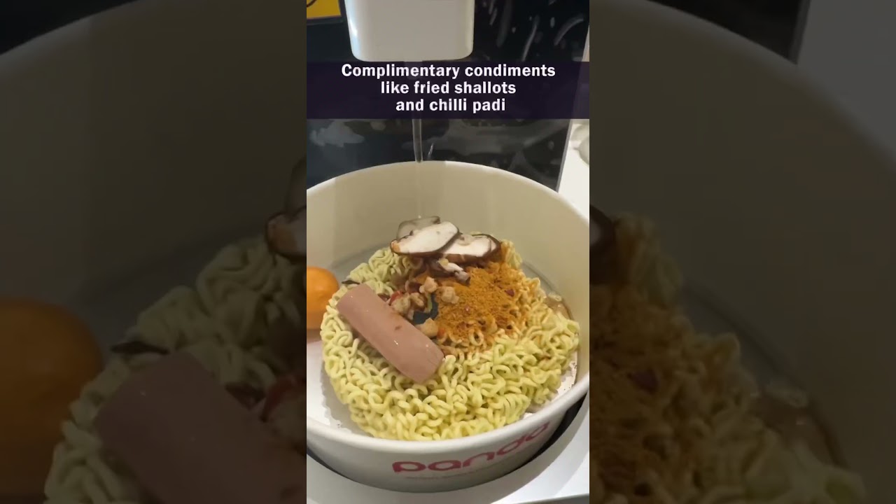Singapore’s First Self-Service Instant Noodle Café. Interesting 