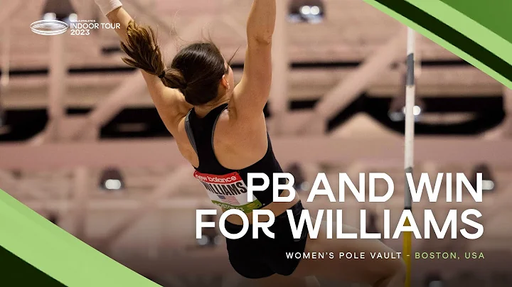 Upset victory for Bridget Williams  in the women's...
