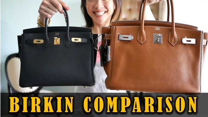 HERMES BIRKIN 25 VS KELLY 25 TOGO LEATHER 🍊, DETAILED REVIEW & COMPARISON