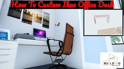 How To Custom IKEA Office Desk | ArchiCad