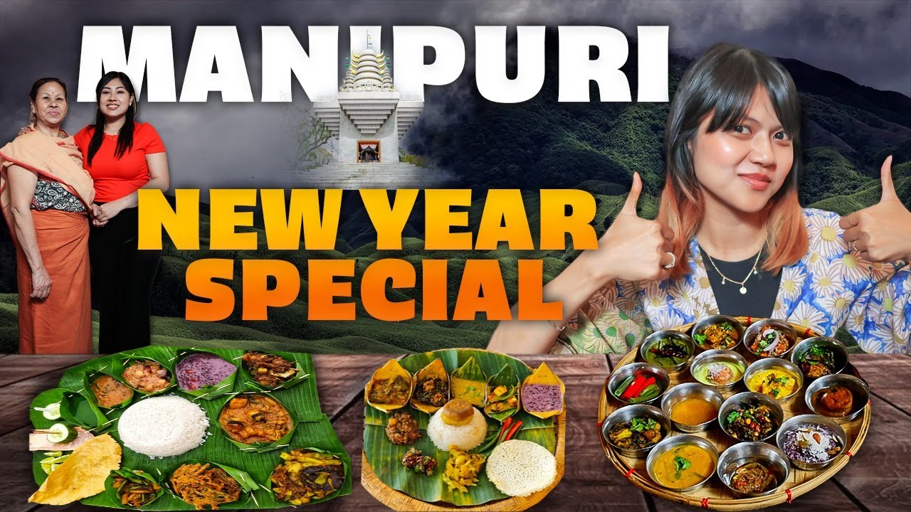 Manipuri Cheiraoba (New Year) Special Thali at Culture Cuisines, Delhi