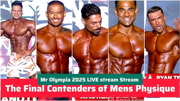 MR OLYMPIA 2025 LIVE STREAM - Mens Physique Top contenders - Ali Bilal, Ryan Terry, Manoj Patil 