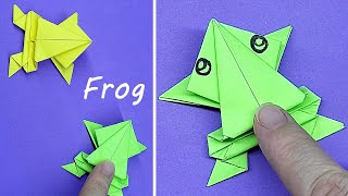 Cách gấp CON ẾCH nhảy cao và xa dễ - chi tiết | How to make a paper Frog Easy | Liam Channel