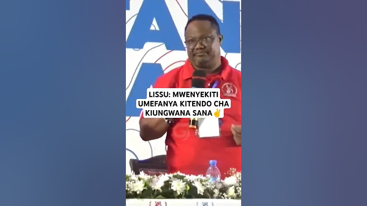 LISSU: MWENYEKITI UMEFANYA KITENDO CHA KIUNGWANA SANA✌ #lissu#mbowe #chadema #globaltv