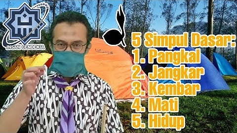 Belajar 5 Simpul Dasar Tali Temali Pramuka