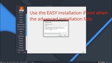 ArcoLinux : 3953 Calamares installation failed - use the easy installation