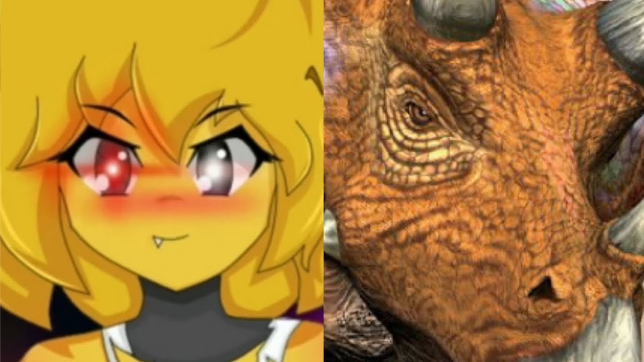 My Fnia Girlfriend and her dinosaur king partner sing The Fnaf song