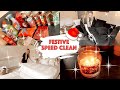 FESTIVE SPEED CLEAN WITH ME WINTER 2019 | EXTREME CLEANING MOTIVATION | ALL DAY CLEAN
