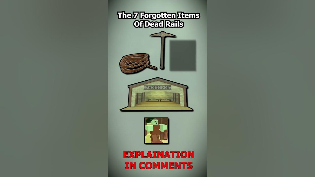 The Forgotten Dead Rails Items #roblox #deadrails