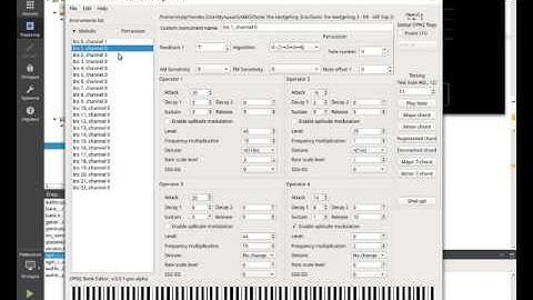 OPN (YM2612) FM Bank Editor - Second Experiment with instrument importing from VGMs