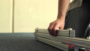 How To set up a SmartFold projector screen