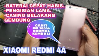 SOLUSI REDMI 4A BATERAI CEPAT HABIS DAN LAMA MENGISI.