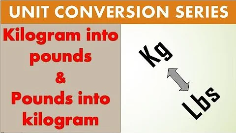 kilograms to pounds & pounds to kilogram | unit conversion | Civil Engineer