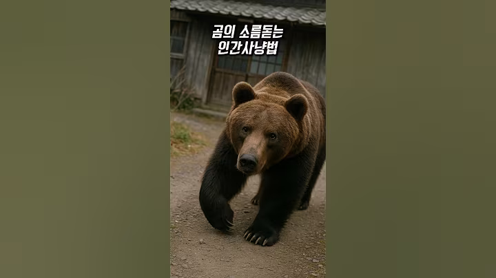 일본 불곰… 인간을 노린다