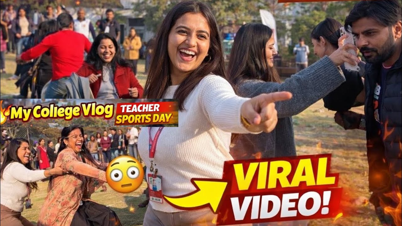 Teacher Sports day 😎| CGC UNIVERSITY MOHALI | viralhood 