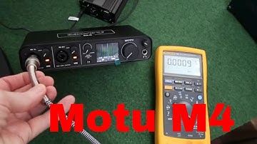 Motu M4 Audio Interface Phantom Power Problems