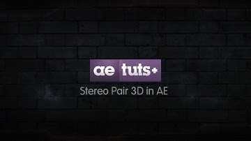 Aetuts Tutorial Stereo Pair Part 1
