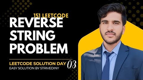 How to Solve Reverse String on LeetCode | Step-by-Step Tutorial || @Strivediny #leetcode 
