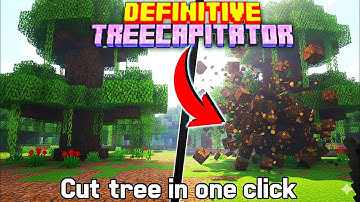 🌲 Tree Capitator Addon MCPE 1.21+ | Chop Trees in One Hit! 🪓 Realistic Wood Cutting Mod