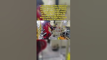 Robots replace workers#industrialrobots #automate #manufacturingindustry #factory #worker