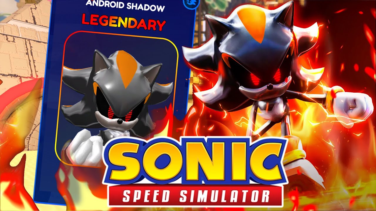 I just unlocked Android Shadow in sonic speed simulator!!! : r