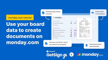 Generate Documents Automatically in monday.com with GetSign