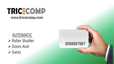 Automatic Rolling Shutter, Karnataka Bangalore India,