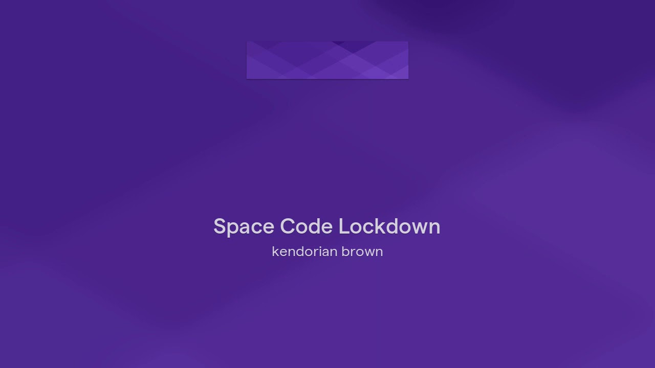 Space Code Lockdown - YouTube