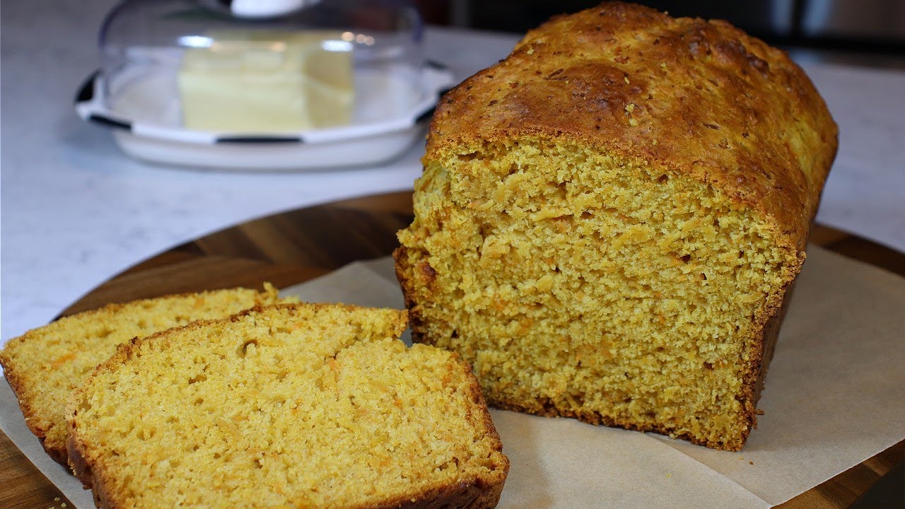 Хлеб из сладкого картофеля в одной миске 🍠🍞