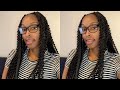 Turning My Box Braids Into Boho/Goddess Knotless Box Braids