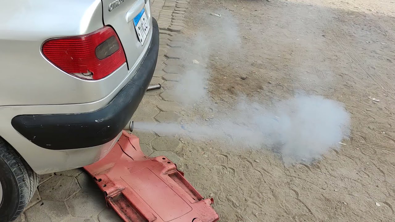 White smoke from the exhaust (Only while revving) YouTube