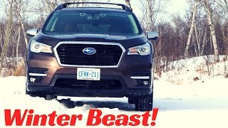 2019 Subaru Ascent Winter Test Drive Review.