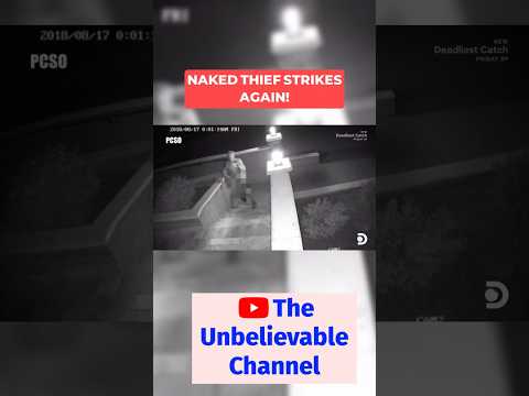 Naked Thief Caught Stealing in Florida! #shorts