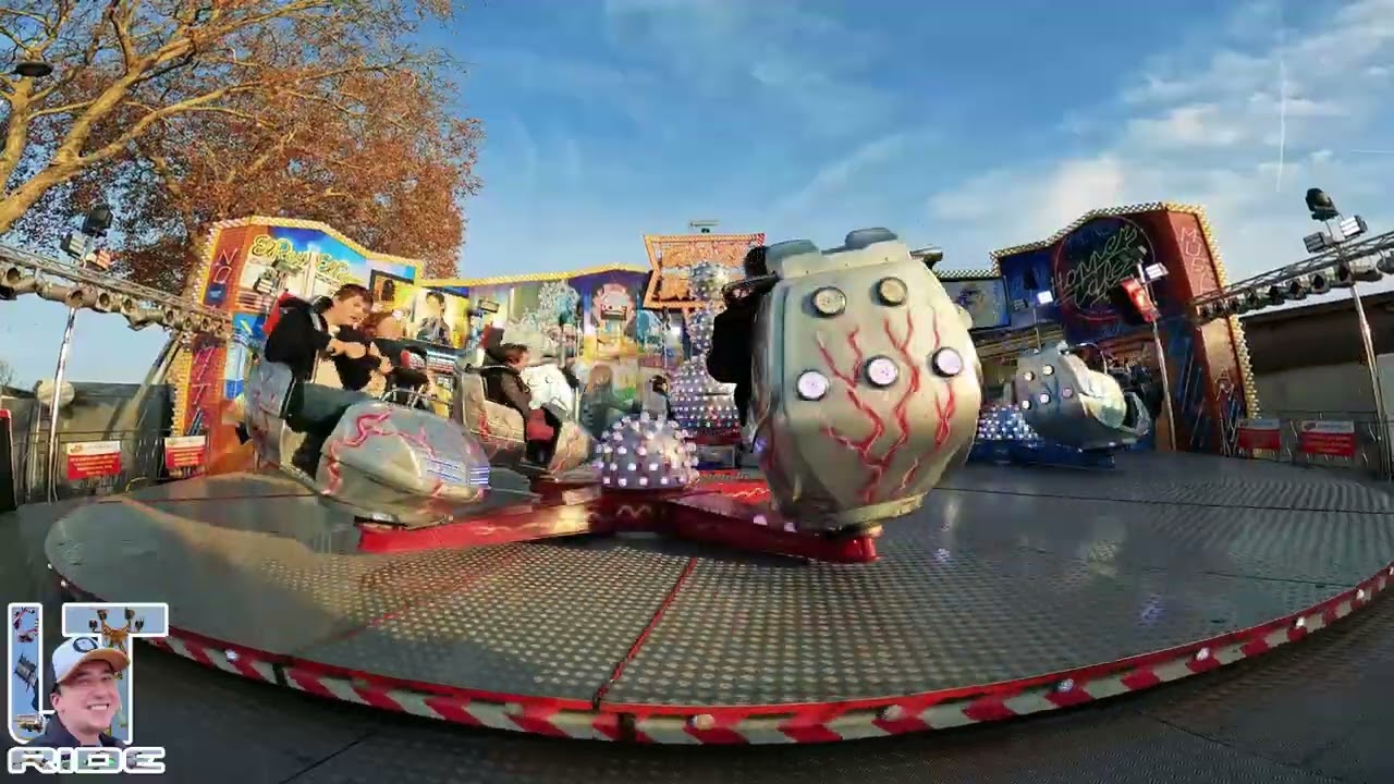 Manège CRAZY DANCE 2 - Foire Saint-Romain, Rouen 2025 | Off ride