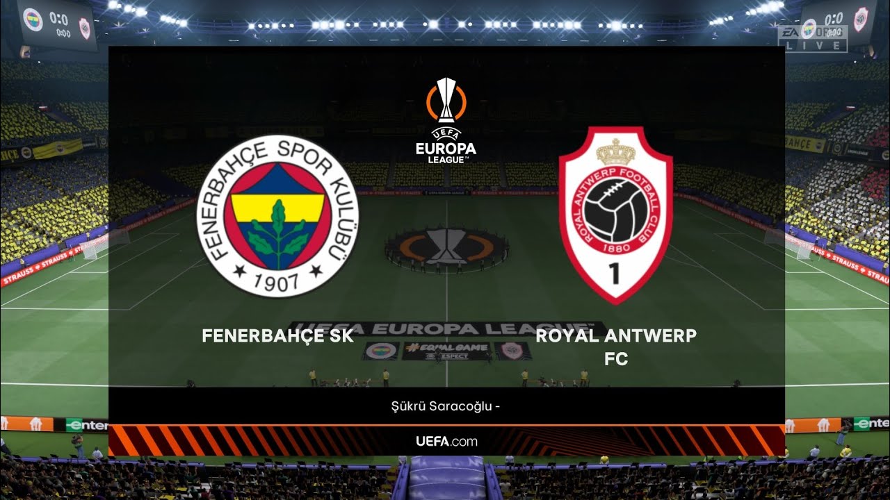 Uefa Avrupa Ligi | Fenerbahçe – Royal Antwerp | FIFA 22