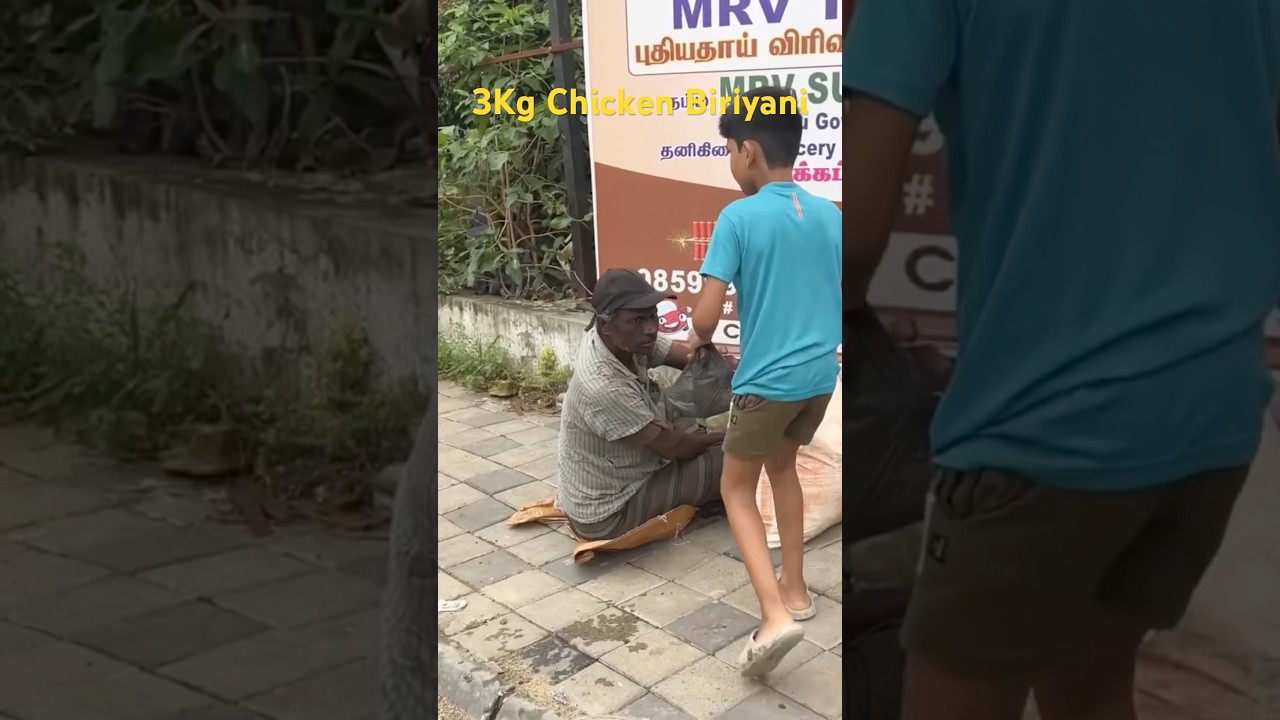 One Plate of Biriyani, Thousand Smiles 😍 