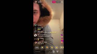 Travis Slips Up On Runiktvs Instagram Live