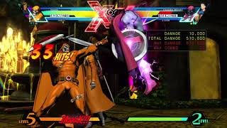 UMVC3: Taskmaster - Four Swing x Arrows and Three Legion Arrows