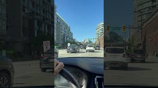 Major Traffic in Vancouver! 🇨🇦🚗 #canada #canadiancity #vancouver #traffic ic