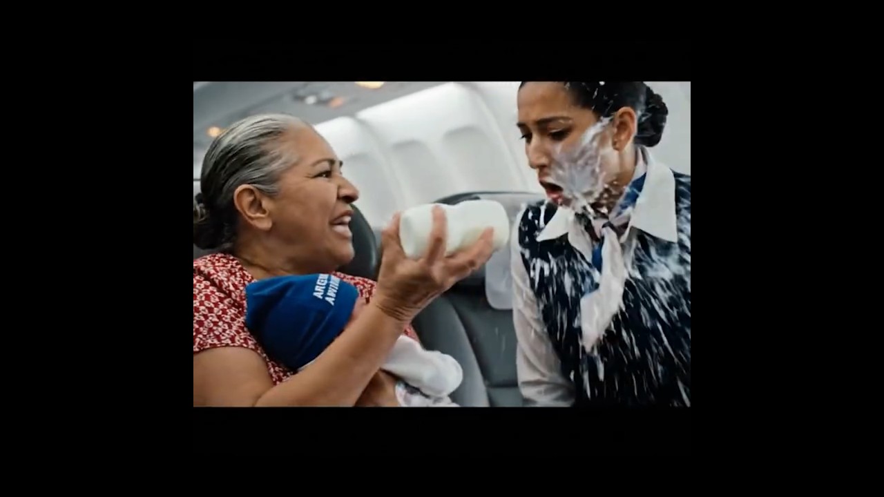 El Bebé se Enfada por la Leche Desperdiciada (Sketch de Comedia)