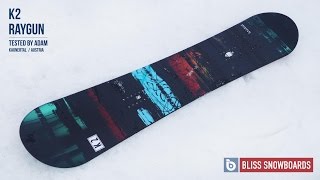 lijn heroïsch Vooroordeel K2 Raygun 2016 Snowboard Review By Adam At Bliss Snowboards - YouTube
