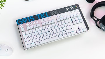 WHITE Logitech G915 TKL Unboxing & Review