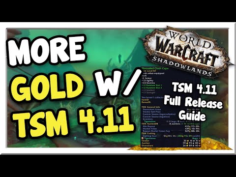 TSM 4.11 Makes Goldmaking EASIER!! TSM 4.11 Ultimate Guide | Shadowlands | WoW Gold Making Guide