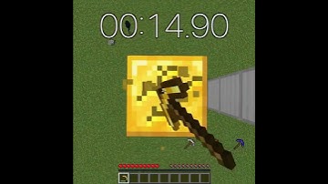 which minecraft pickaxe is faster #shorts #minecraft #youtube #gaming