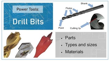 Drill Bits Lesson - Cordless Drill Series